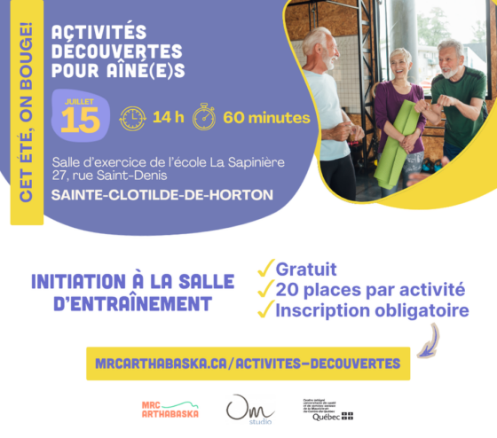 Activités découvertes pour aîné(e)s