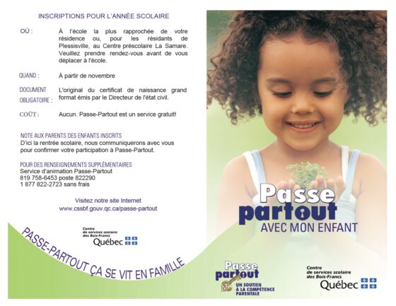 Inscription à la passe-partout